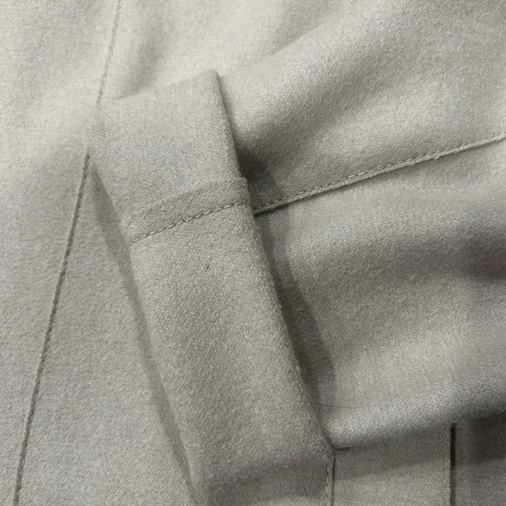 Peruvian Connection 60% Alpaca / 40% Wool, Long Cream Sweater Coat Size 18 - Picture 6 of 7